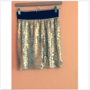 ROMEO & JULIET COUTURE Gold Detail Bodycon SZ S